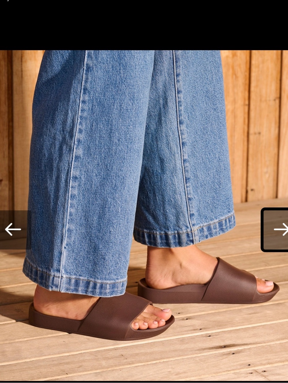 Archies Brown Arch Support Slides